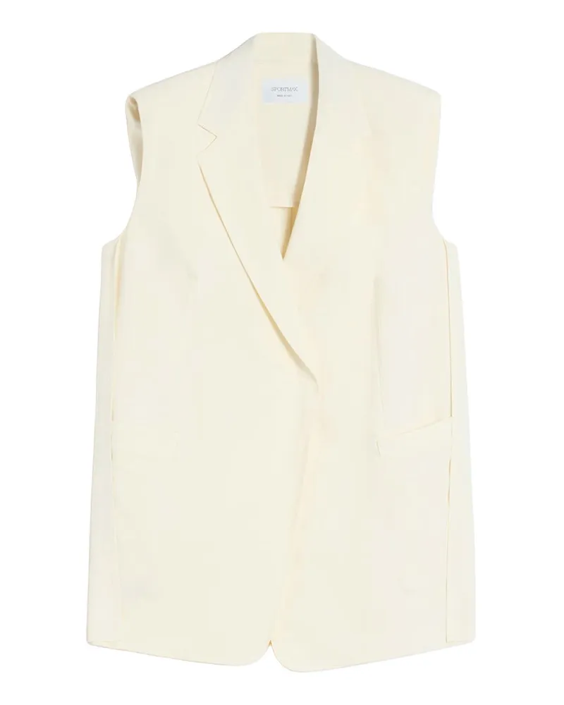 SPORTMAX Maggio Gilet 2612281012600 Weiß