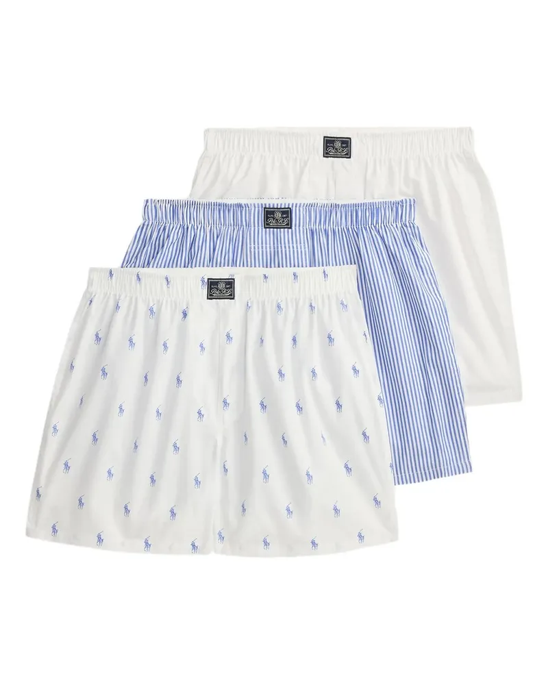 Ralph Lauren 3 Pack Boxer Blau