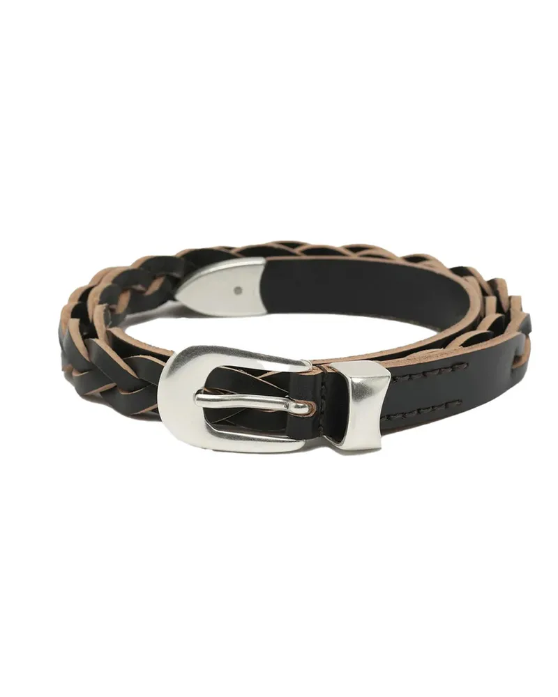 Our Legacy 2 cm Braided Belt Schwarz