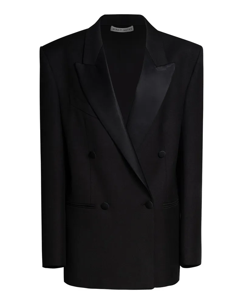 NINEMINUTES Blazer Schwarz