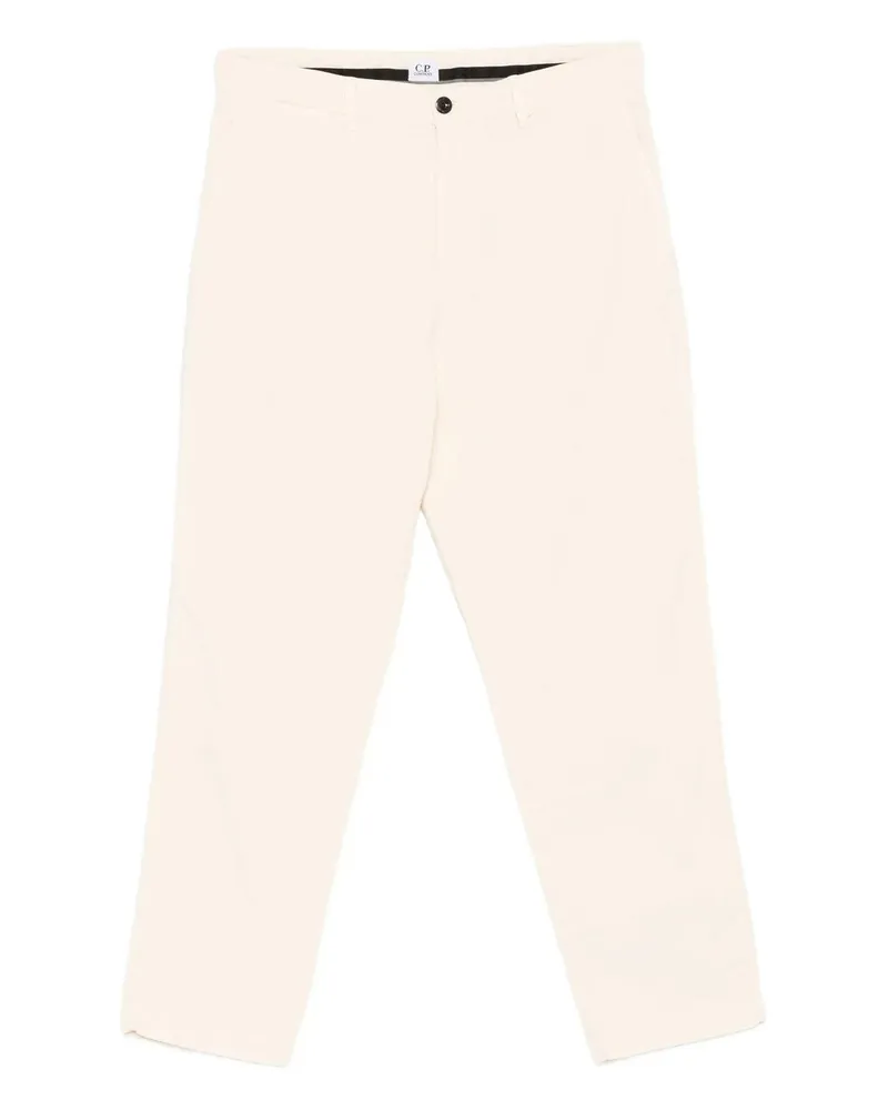 C.P. Company Pant in Corduroy Weiß
