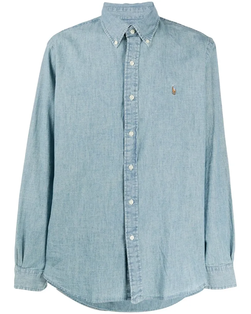 Ralph Lauren Long Sleeve Shirt Blau