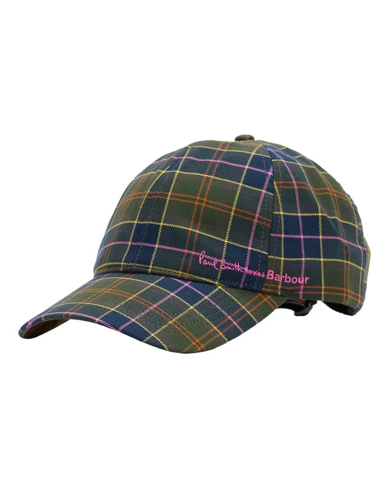 Barbour ba x Paul Smith Tartan Cap Fw26 Hats Mehrfarbig
