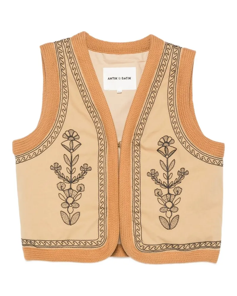 Antik Batik Maria Gilet Beige