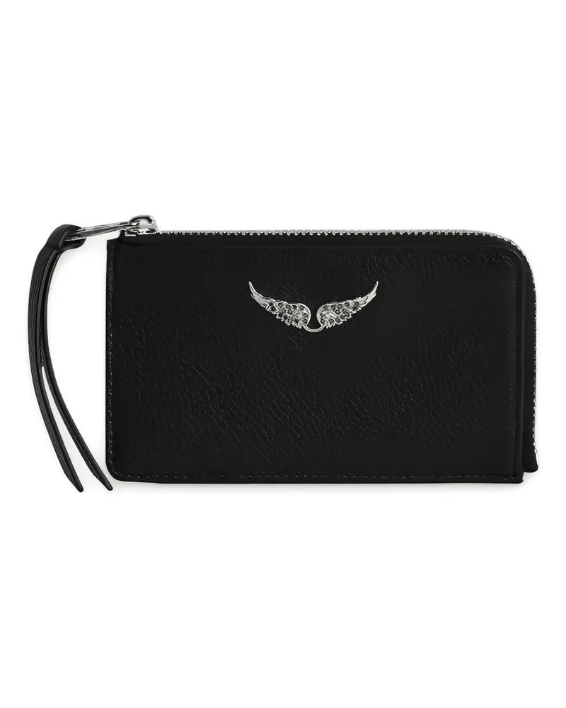 Zadig & Voltaire zv Card Grained Leather Schwarz