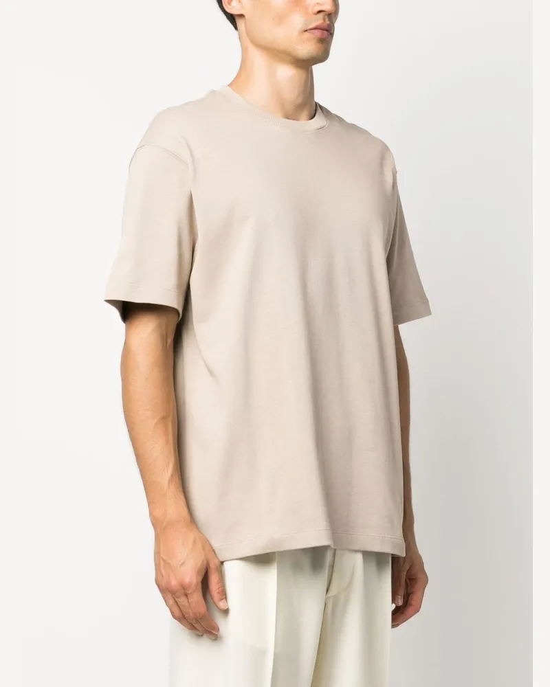 Emporio Armani T-Shirt 8n1te61jufz Beige