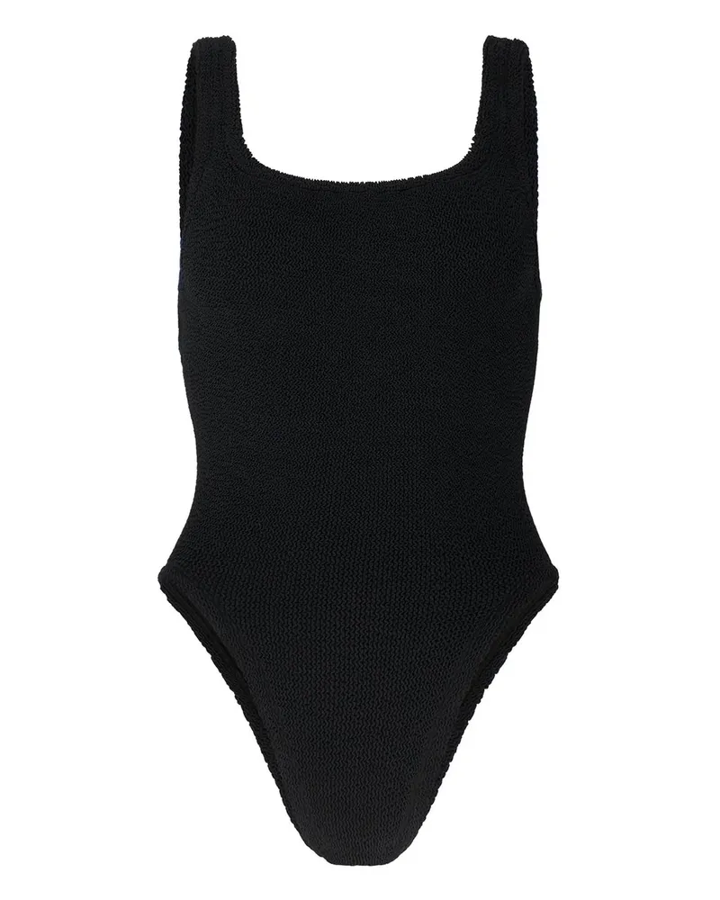 Hunza G Square Neck Swim Schwarz