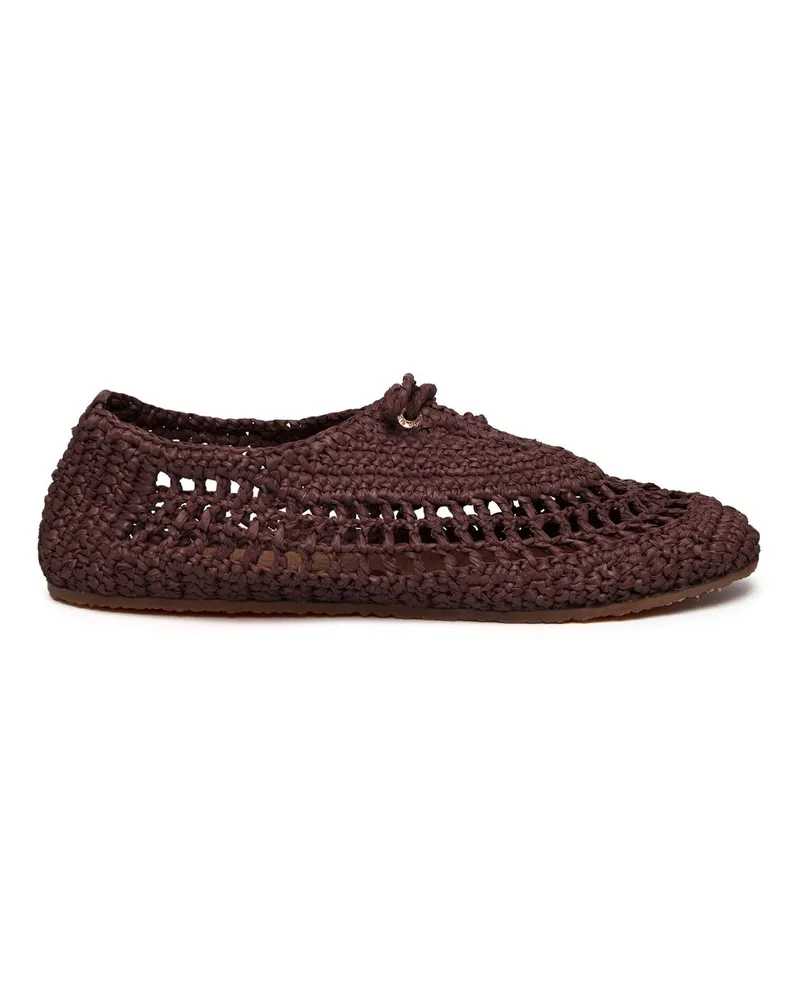 Superga 3021 Crochet Ballerina Braun