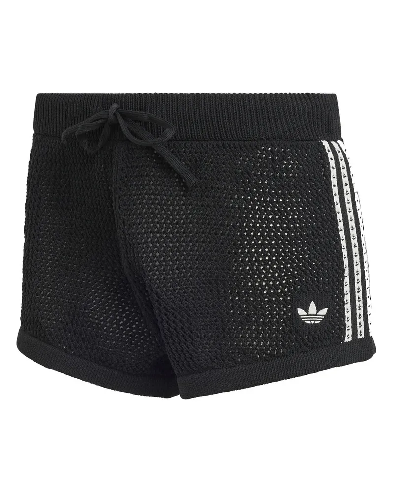 adidas Crochet Shorts Nero Schwarz