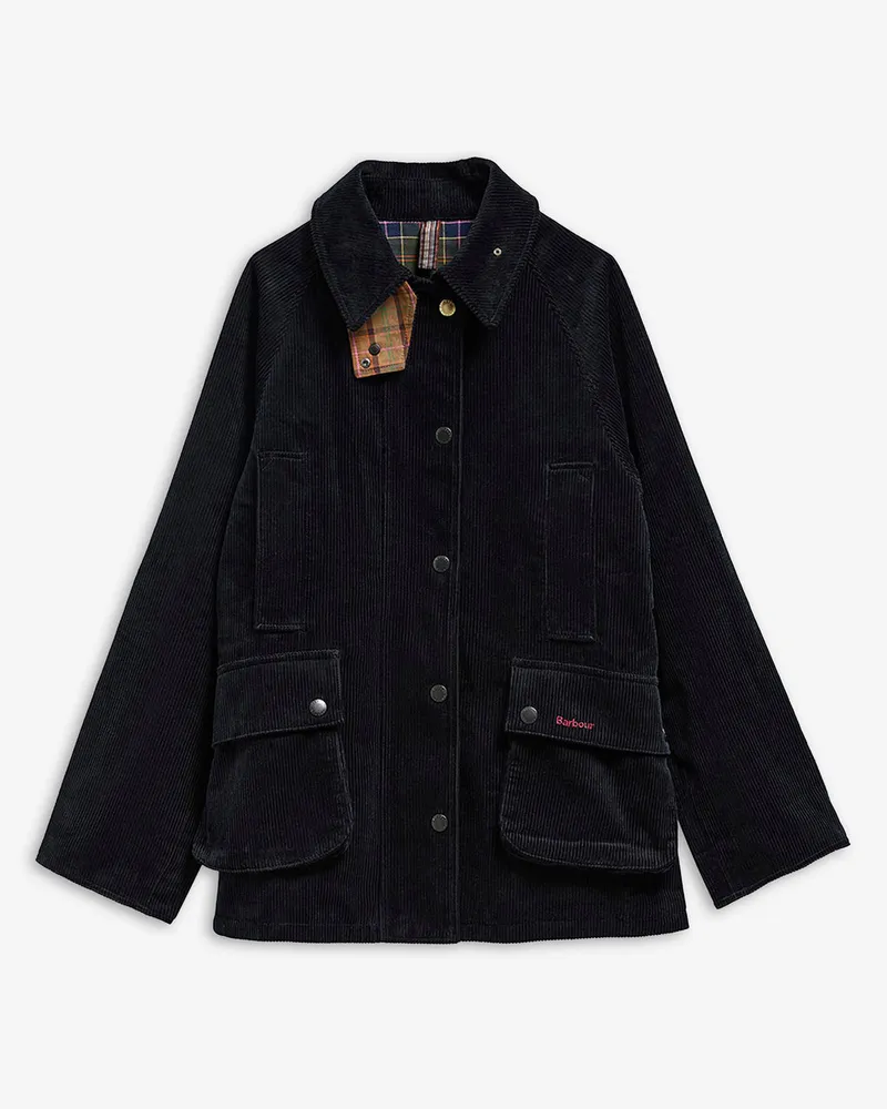 Barbour ba x Paul Smith Cord Beauf Jkt Fw26 Casual Outerwear Blau