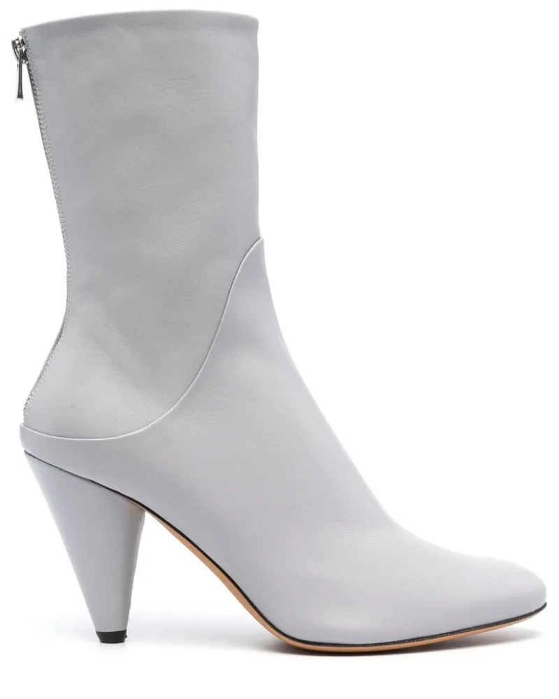 Proenza Schouler Cone Ankle Boots Ps41201a18025 Grau