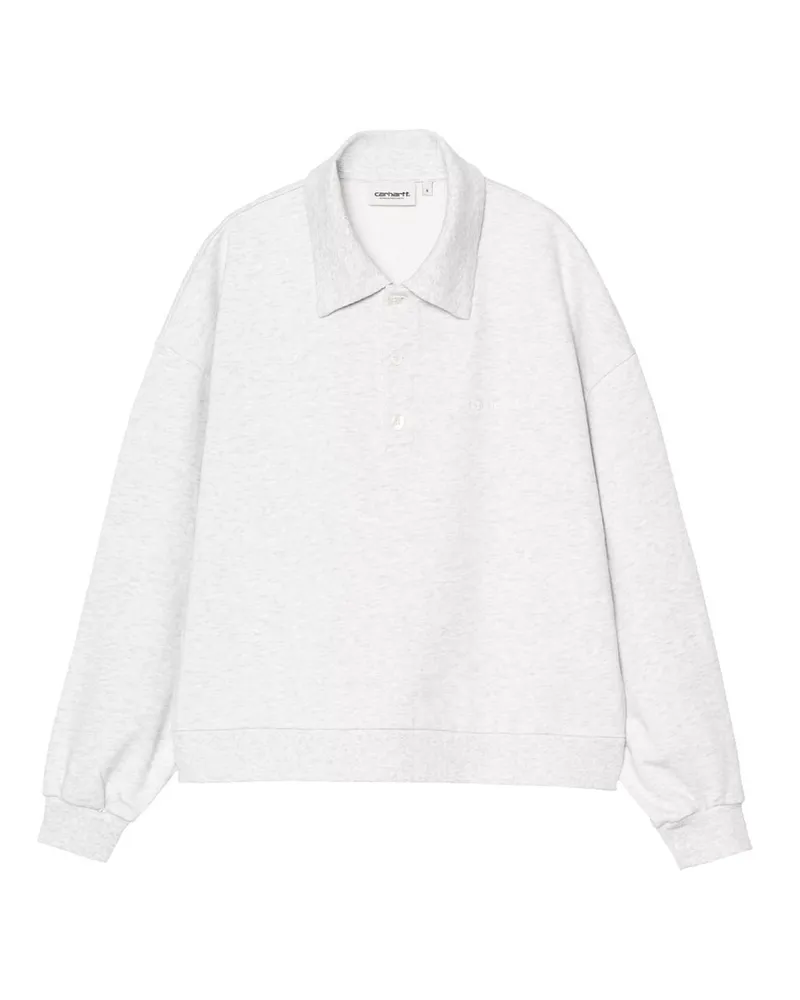 Carhartt WIP Brenta Polo Sweat Weiß