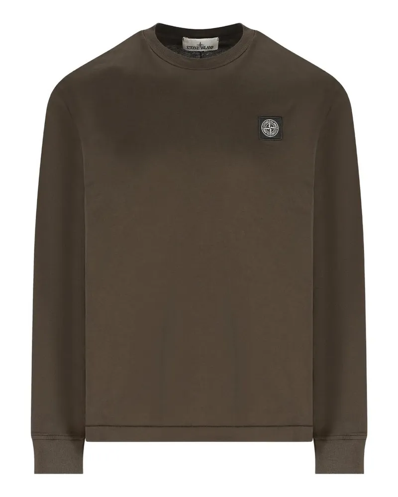 Stone Island T-shirt M/lunga Grau