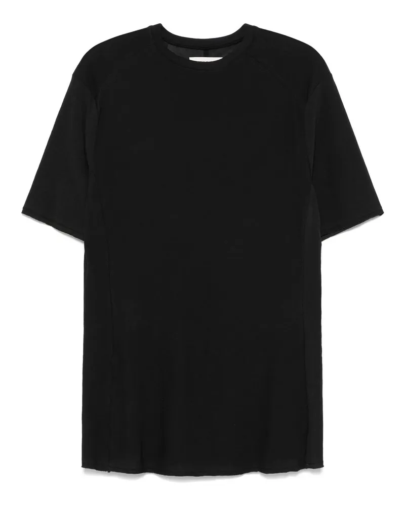 Entire Studios Length Tee Soot Schwarz