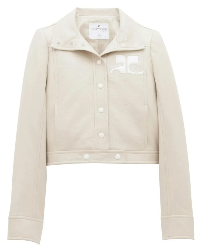 Courrèges Reedition Vinyl Jacket Grau