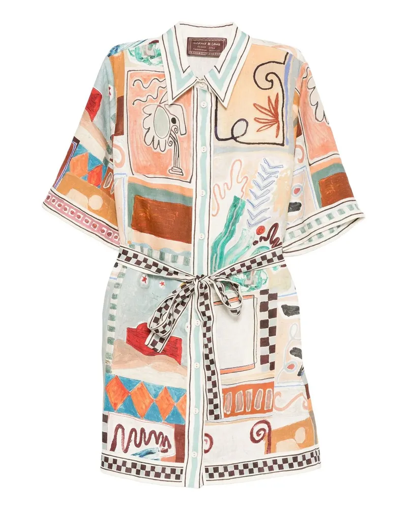 ALEMAIS Michelle Mini Dress Mehrfarbig