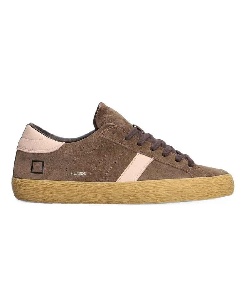 D.A.T.E. Hill Low Suede Braun