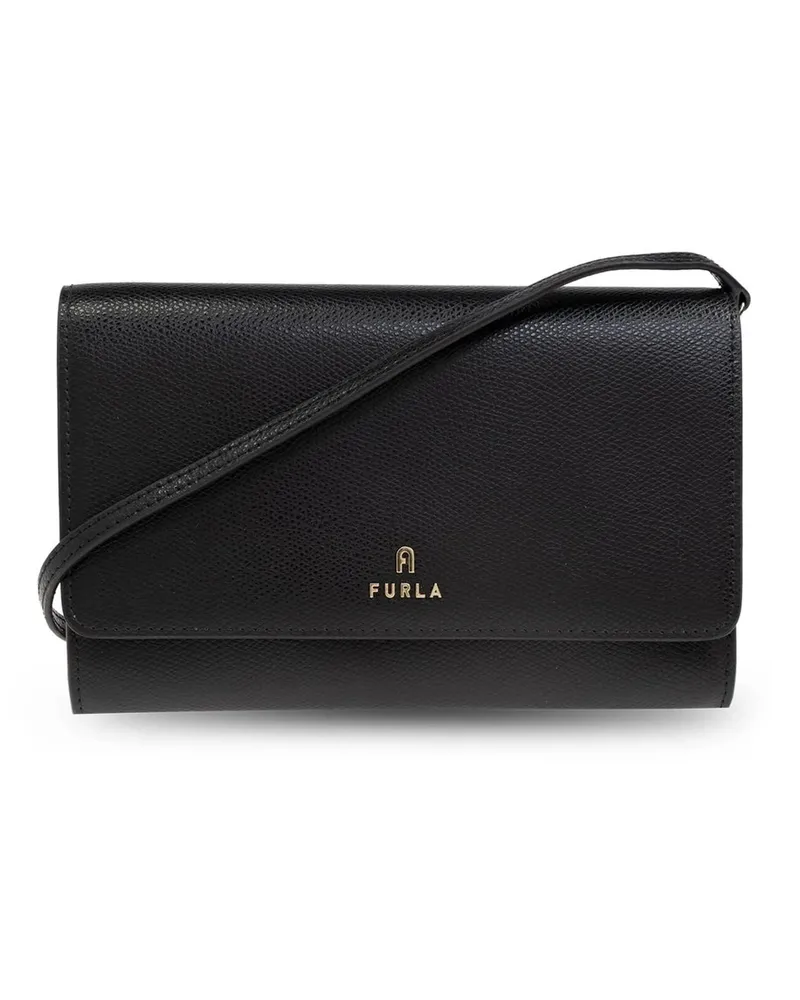 Furla Camelia Chain Wallet Schwarz