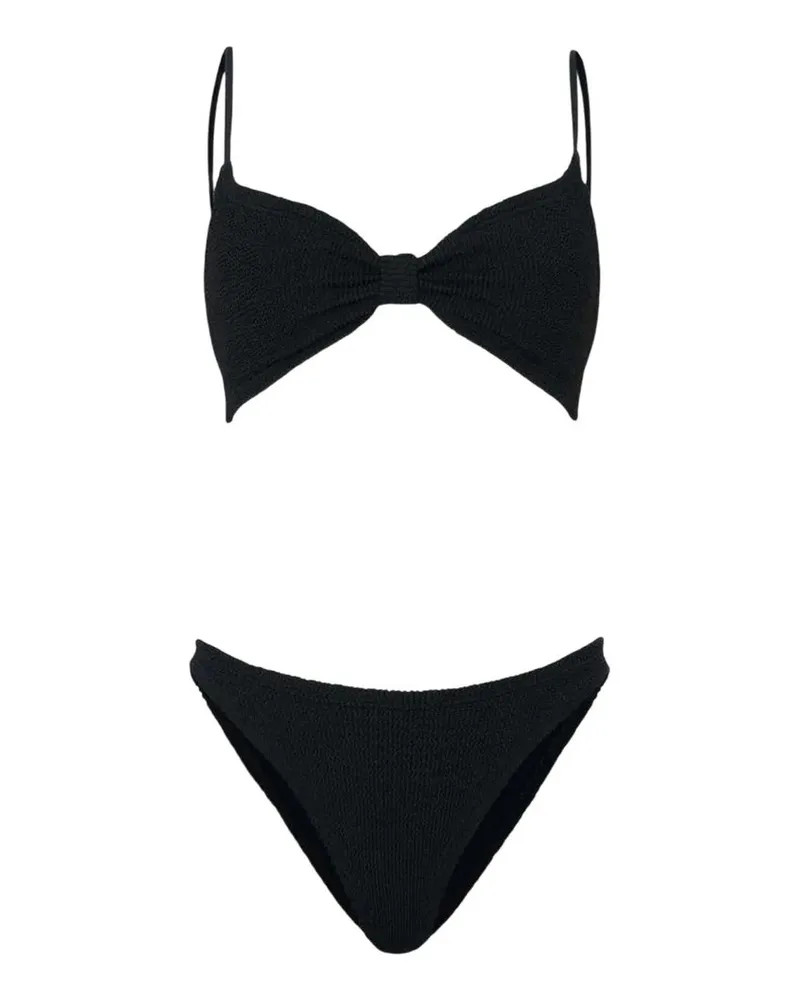 Hunza G Alicia Bikini Crinkle Schwarz