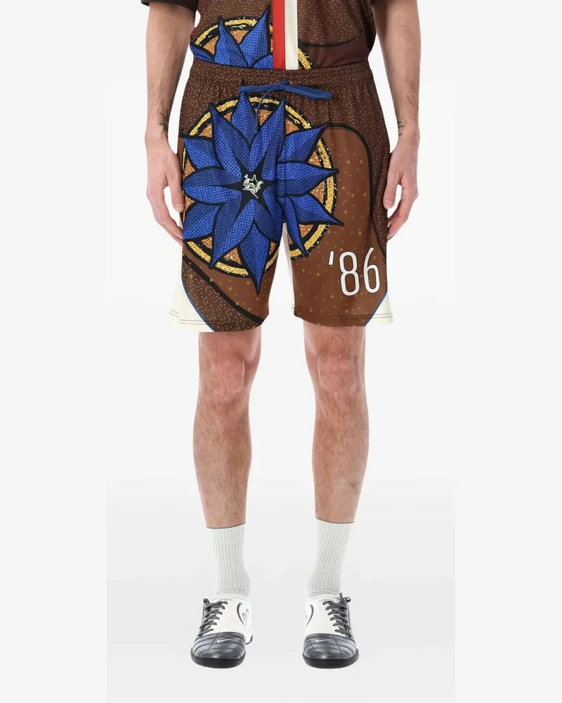 Pantofola d´Oro Soccer Shorts Thebe Magugu x Pdo Braun