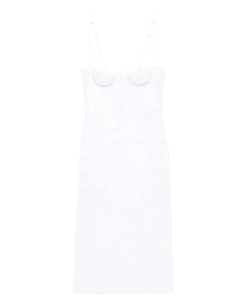 Oséree Bridal o Lover Lace Tube Dress Weiß