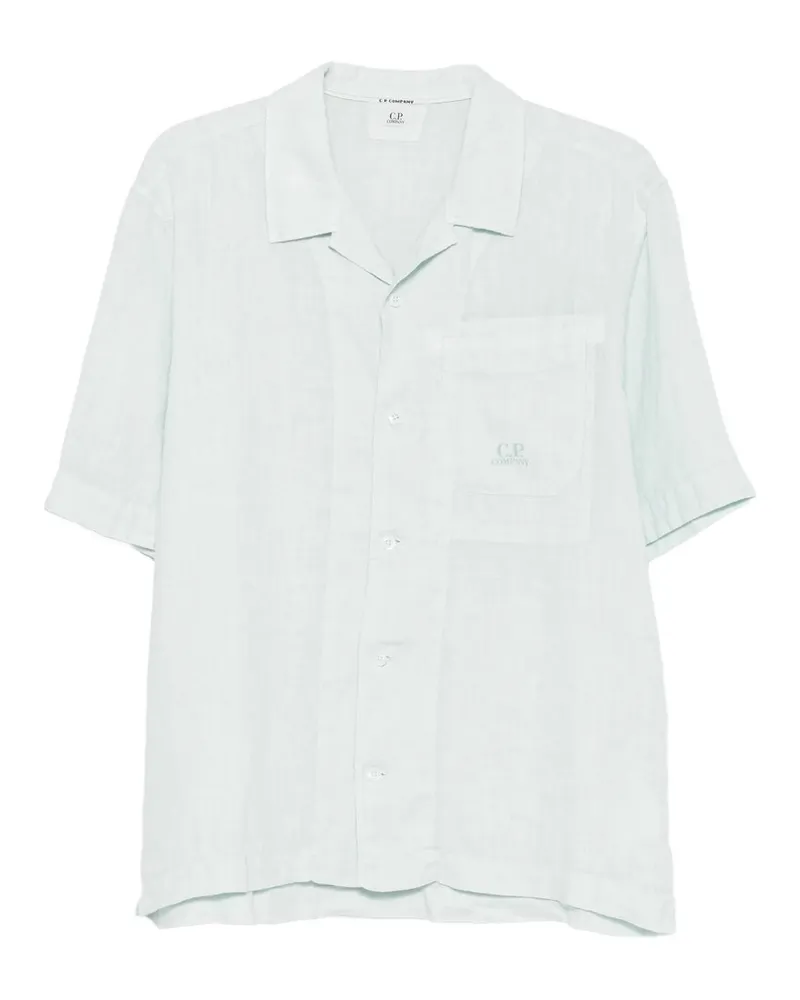 C.P. Company Shirts - Short Sleeve Blau