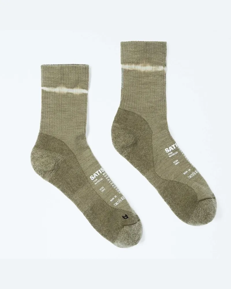 Satisfy Merino Nylon Tube Socks Grün