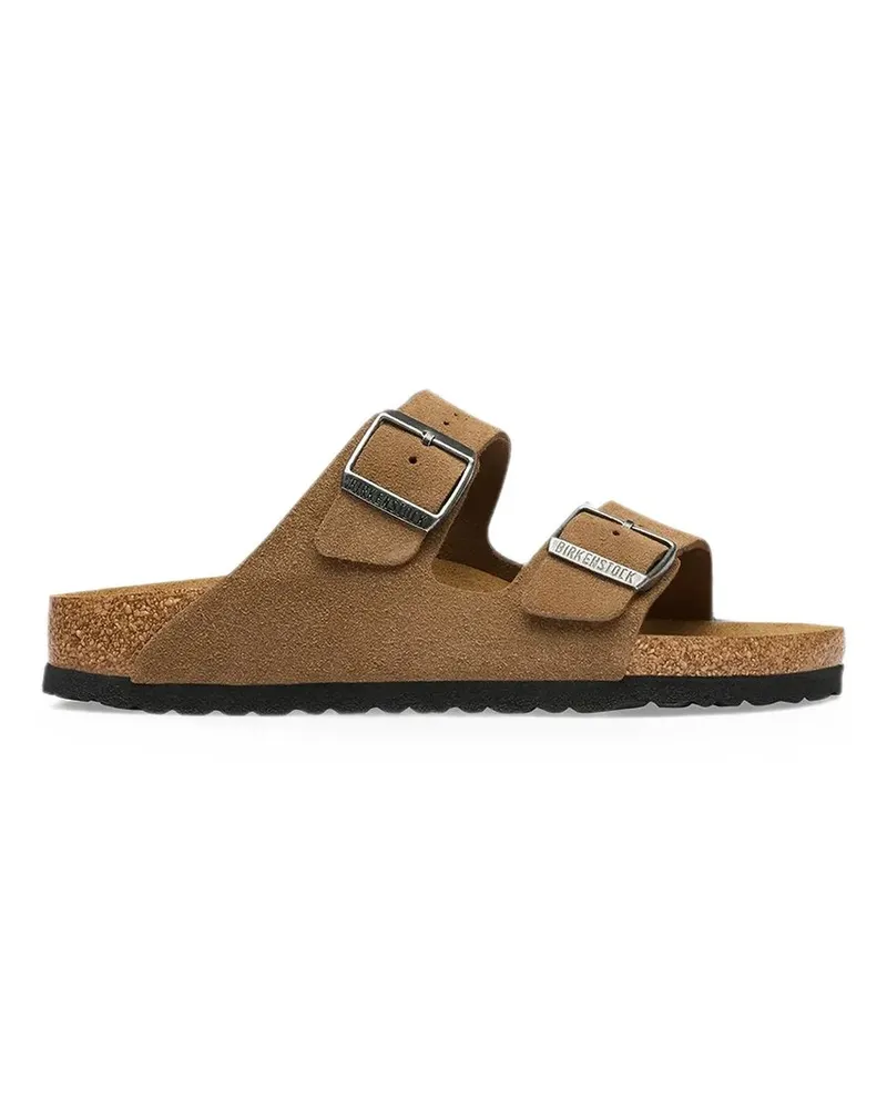Birkenstock Arizona Dark Tea, Suede Leather Braun