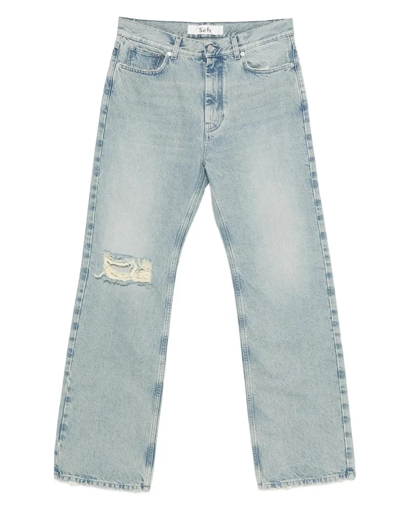 Séfr Swirl Jeans Blau