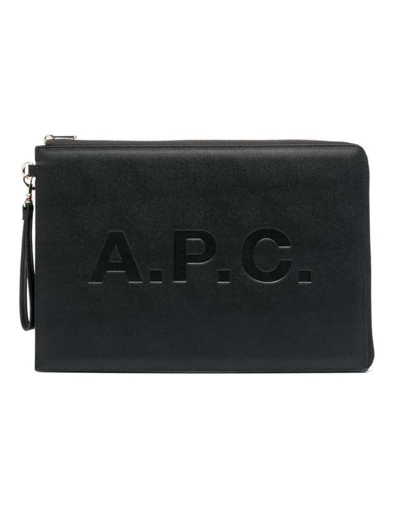 A.P.C. Dokumentenmappe Market Puablm63565 Schwarz
