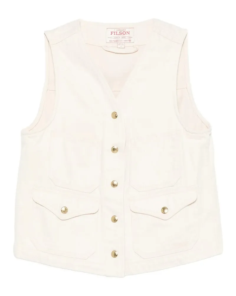 Filson W`s Archive Cruiser Vest Weiß
