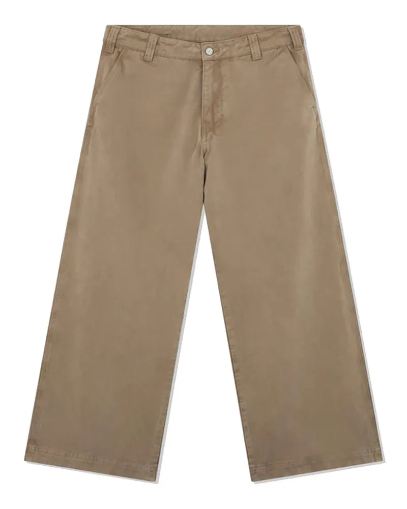 ERL Unisex Chino Pants Woven Beige