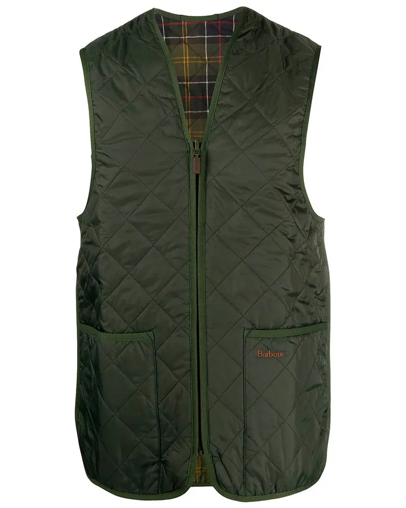 Barbour Quilted Waistcoat/zip-in Liner Mli0001.gn92 Grün