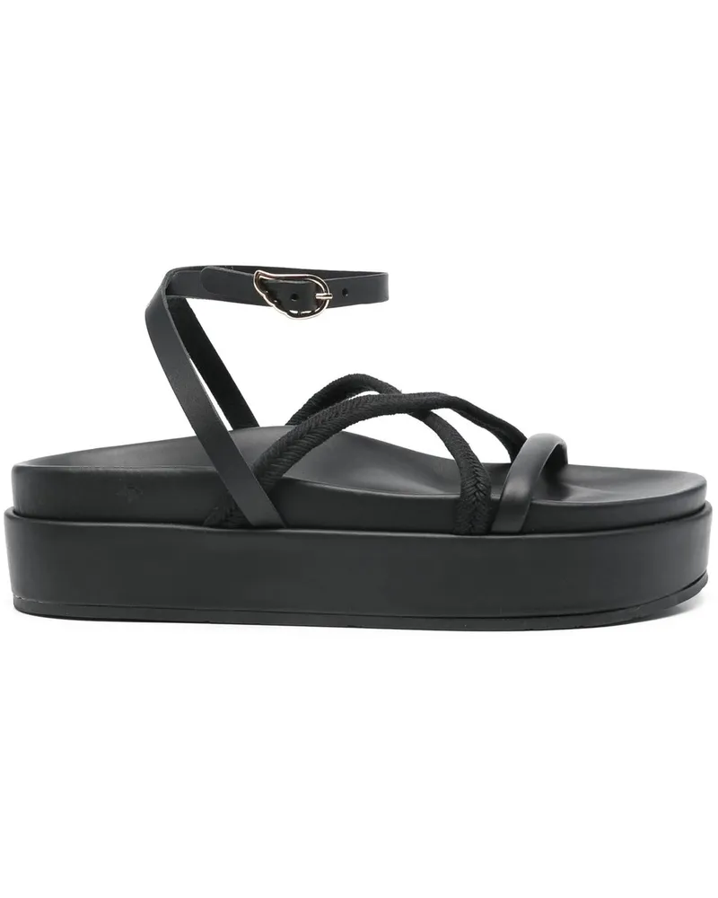 Ancient Greek Sandals Atheras Schwarz