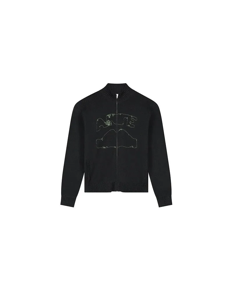 Arte Antwerp Diels Collar Cardigan Schwarz