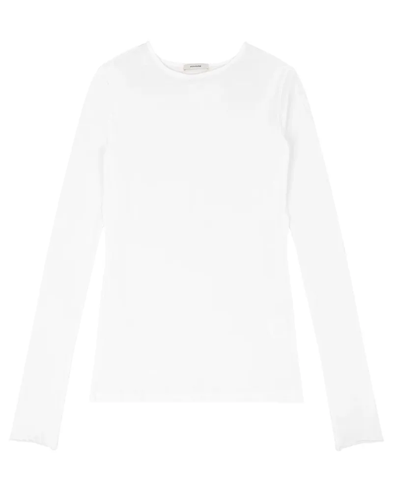 Entire Studios Sheer Long Sleeve Bianco Weiß