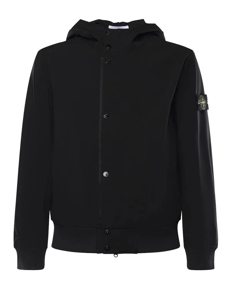 Stone Island Short Parka Schwarz