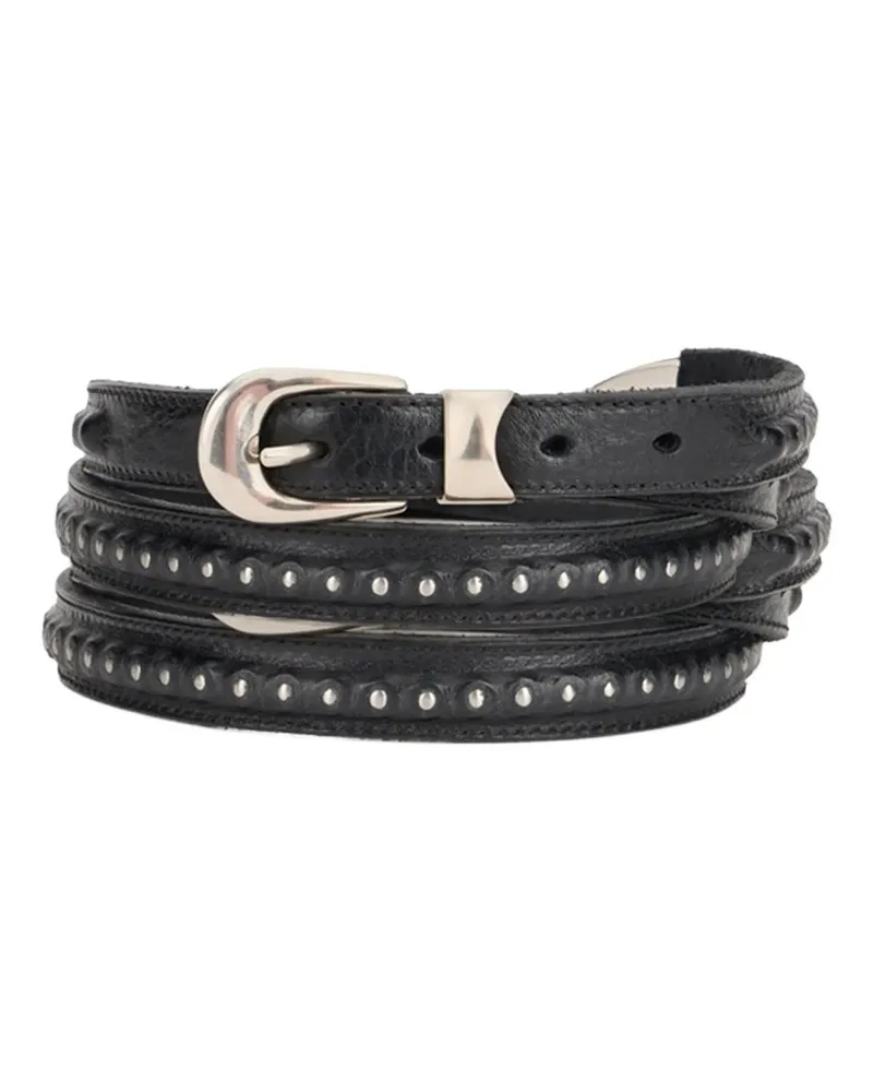 Our Legacy 2 cm Bullet Chain Belt Schwarz