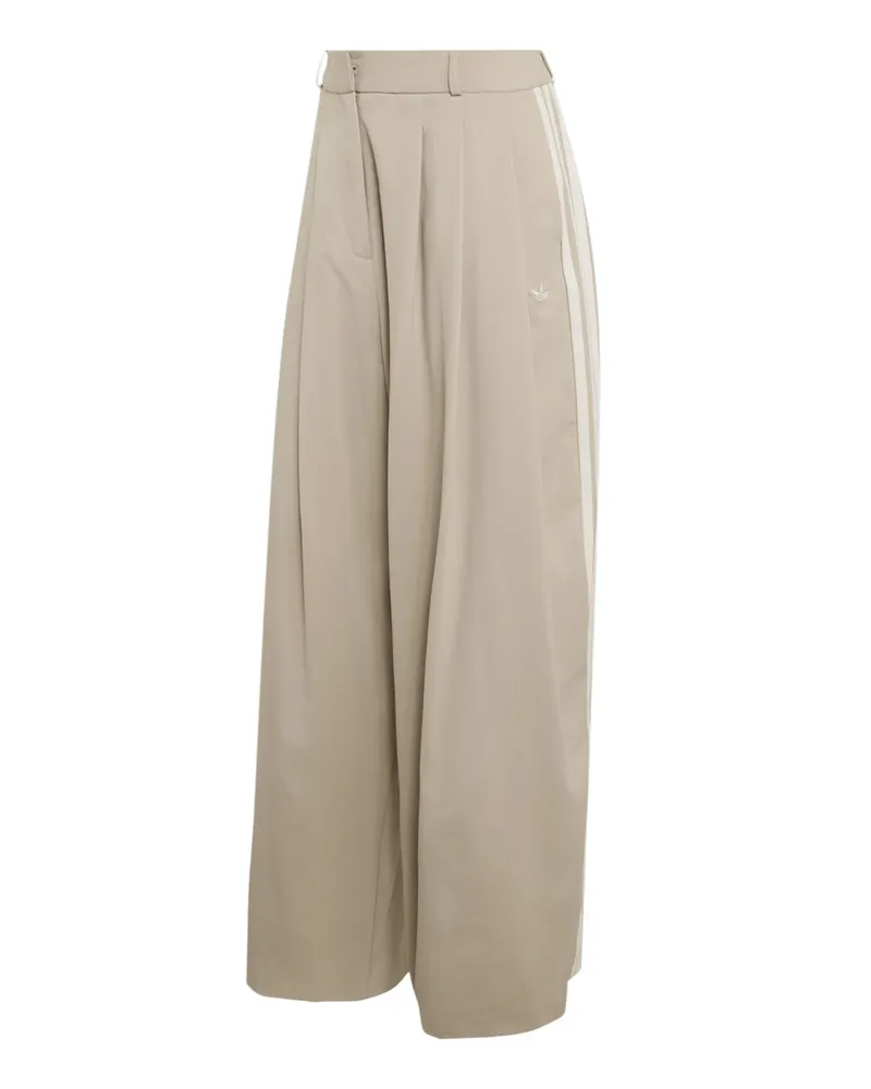 adidas Pleated Pants Bianco Grün
