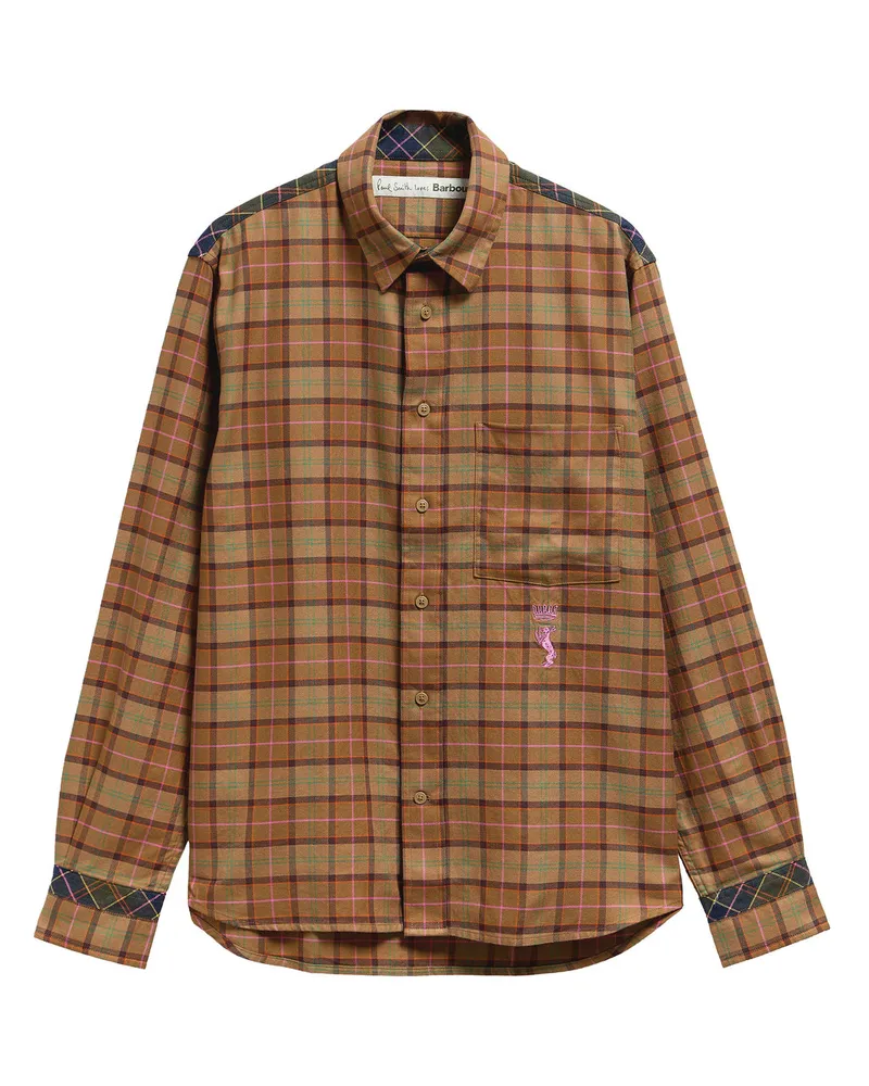 Barbour ba x Paul Smith Tartan sh Fw26 Shirt Braun