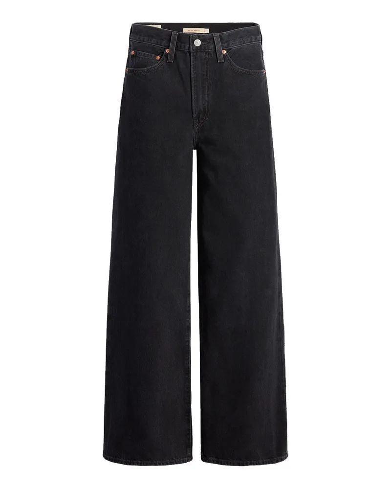 Levi's Ribcage Wide Leg H223 Rosie Posie Schwarz
