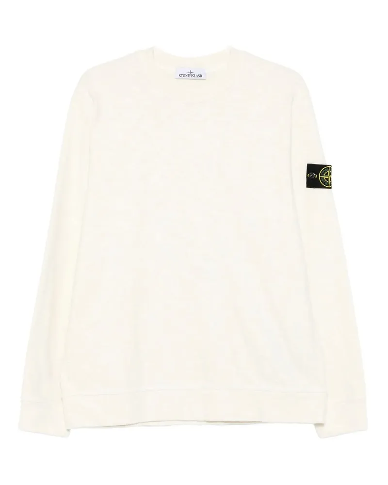 Stone Island Sweatshirt Weiß