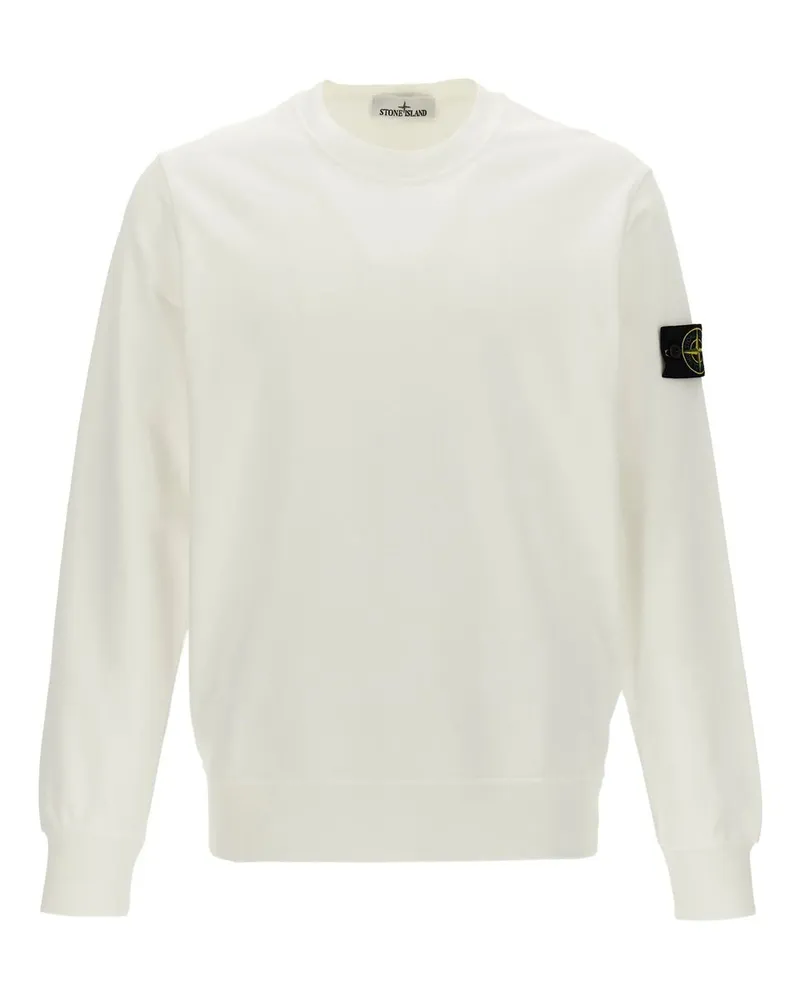 Stone Island Sweatshirt Weiß