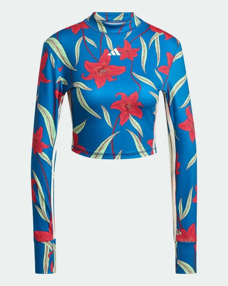 adidas Trn Long Sleeve Blau