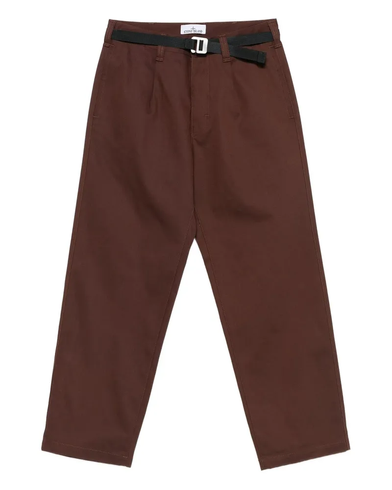 Stone Island Pant Loose Braun