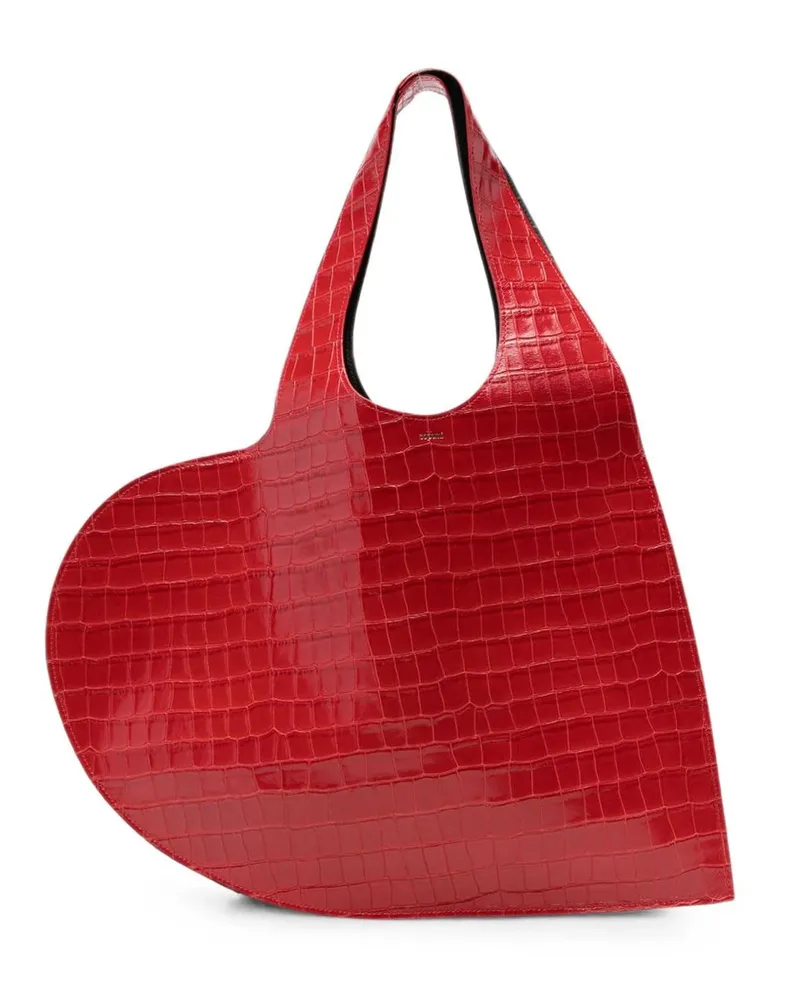 COPERNI Heart Tote Croco Copba14f6107 Rot