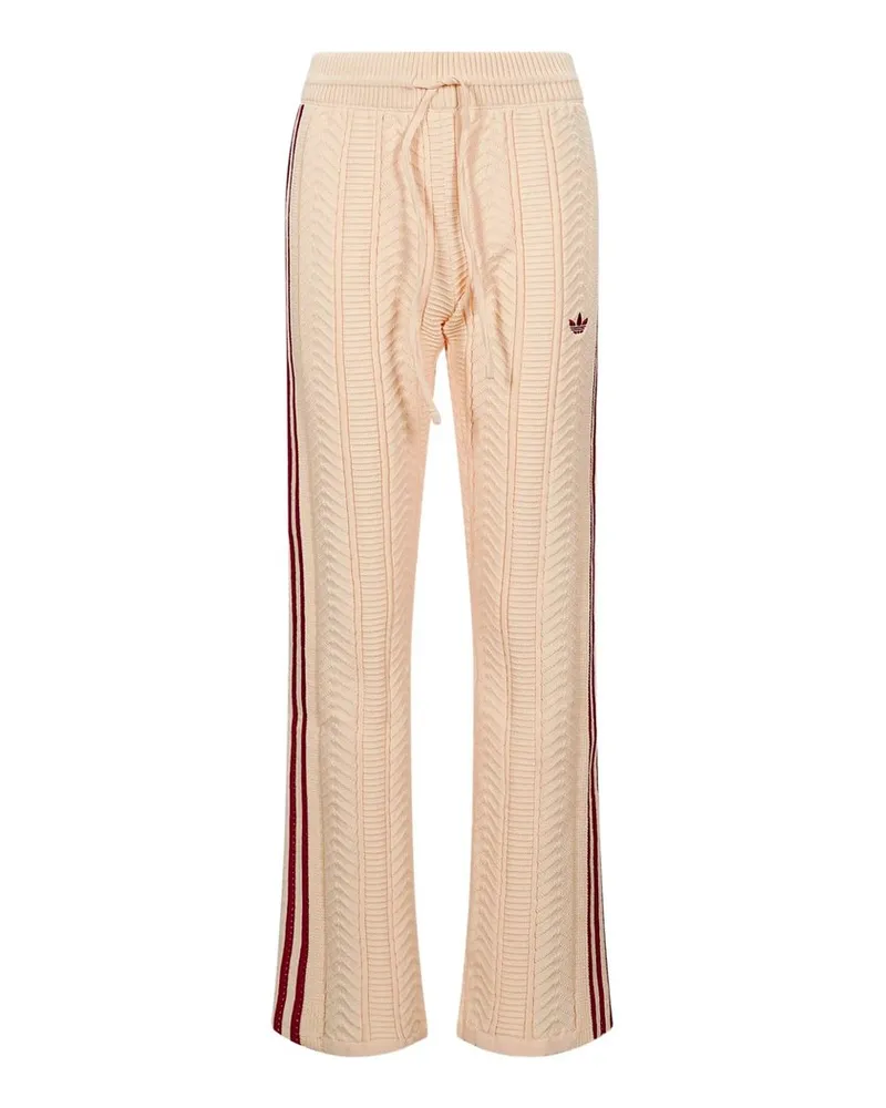 adidas Sst Wide Leg Track Pants Beige