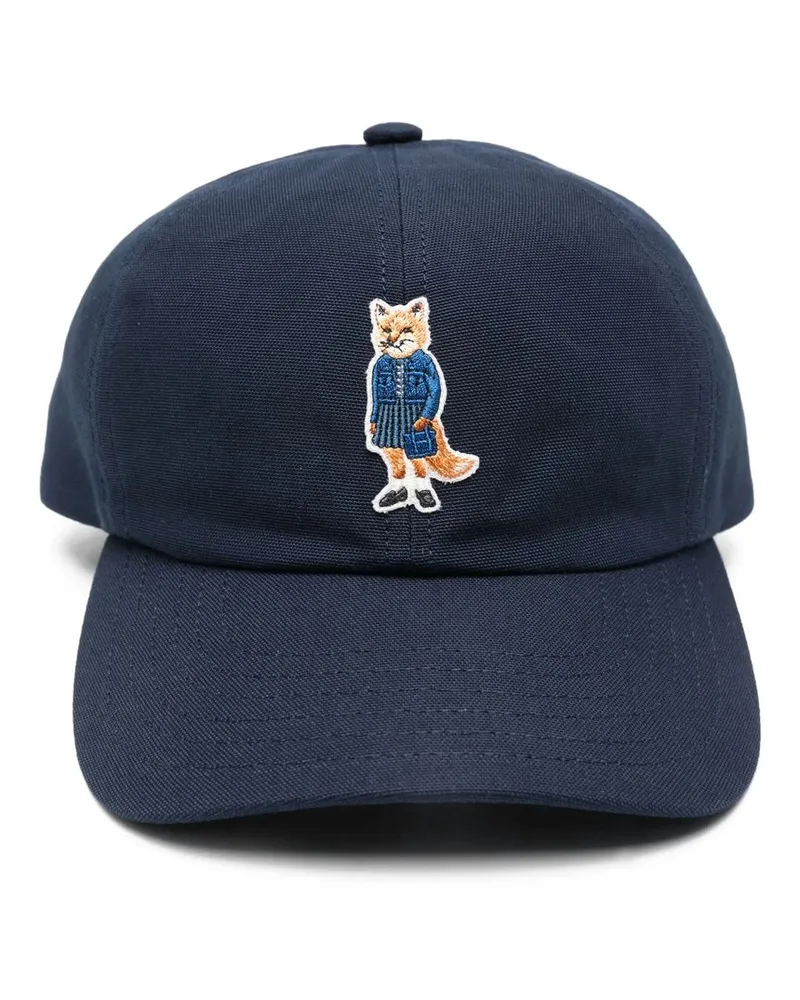 Kitsuné Dressed Fox Cap Blau