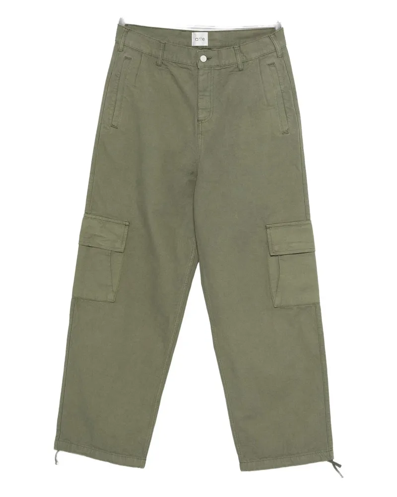 Arte Antwerp Low Cargo Pants Grün