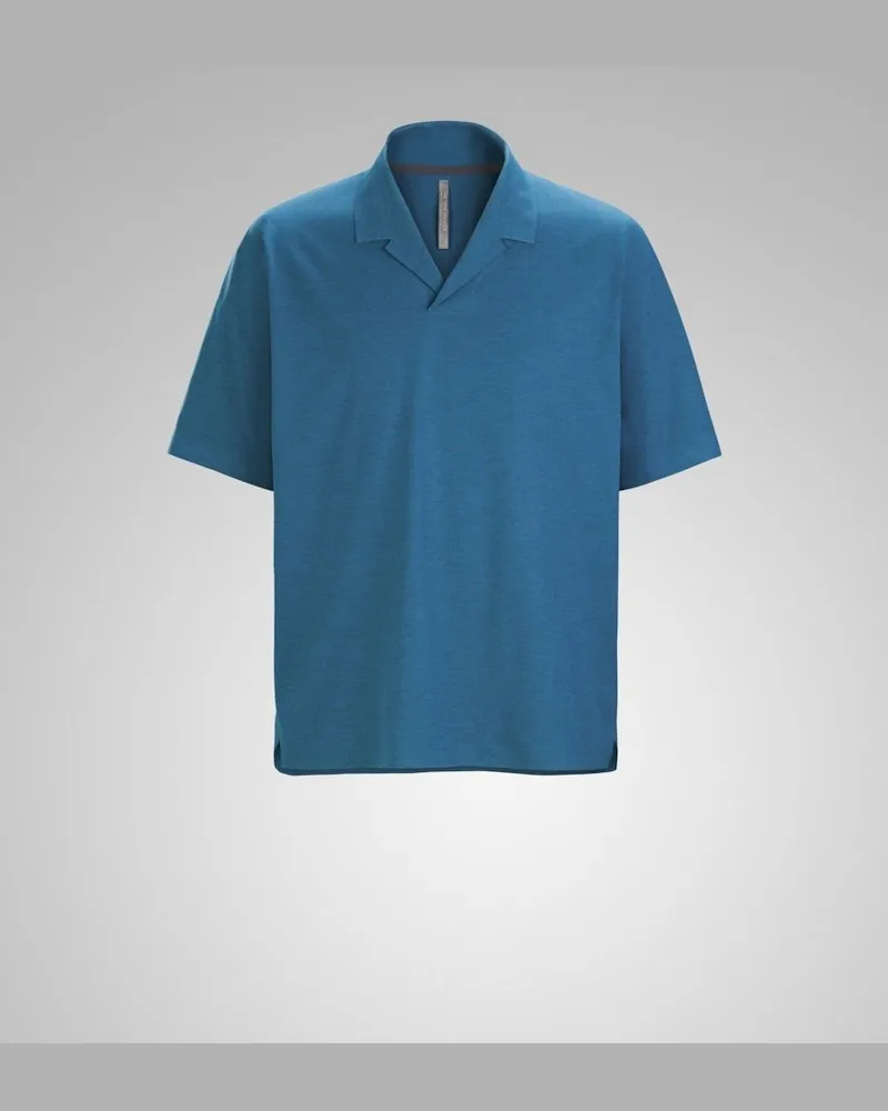 Arc'teryx Veilance Metron ss Polo Shirt m Blau